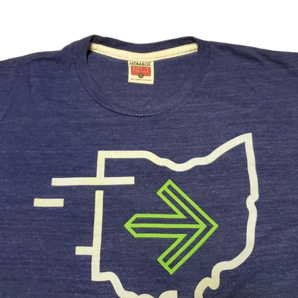 Old School Homage Pelotonia event tee - Picture 3 of 5